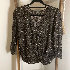 West Kei / Women’s Blouse / Leopard / Polyester / L